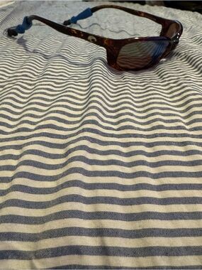 Costa Men's Tortoise Shell Sunglasses with Blue Strap